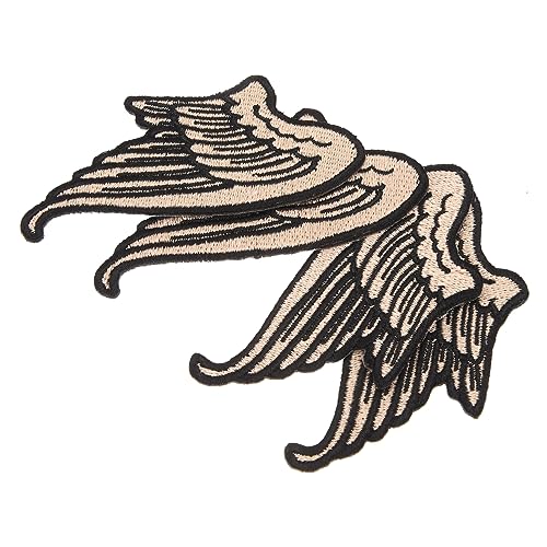 AKOOSY 2Paare Cartoon Patches für Kleidung Bestickte PU Aufnäher zur Dekoration für Jeans Jacken Hüte und DIY Projekte Langlebig von AKOOSY