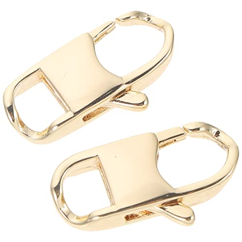 AKOOSY 2Stücke DIY Schmuckverschluss Hummer Schließe Halskettenverlängerung für Schmuckherstellung für Armbänder Charmanten Anhängern AKOOSY 2Stücke DIY Schmuckverschluss Hummer Schließe Halskettenverlängerung für Schmuckherstellung für Armbänder Charmanten Anhängern von AKOOSY