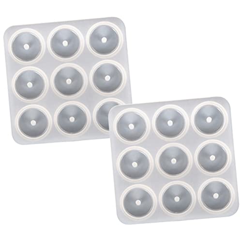 AKOOSY 2Stücke Silikonform für DIY Schmuck Epoxid Gießform für Anhänger und Armbänder Rund Flexible Silikonform und Geruchsfrei für Bastelprojekte AKOOSY 2Stücke Silikonform für DIY Schmuck Epoxid Gießform für Anhänger und Armbänder Rund Flexible Silikonform und Geruchsfrei für Bastelprojekte von AKOOSY