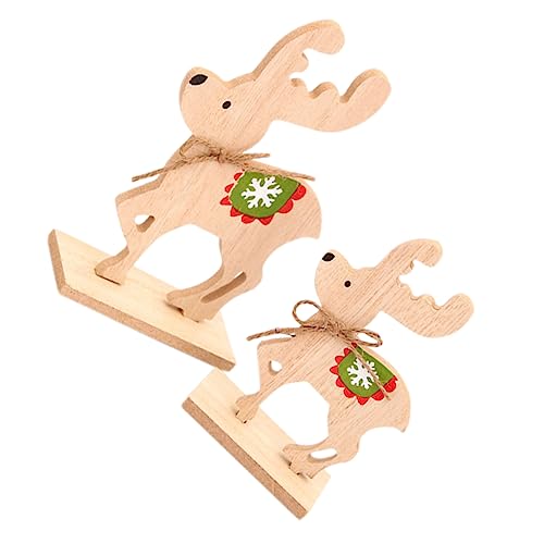 AKOOSY 2Stücke Teiliges Weihnachtsdeko Mit DIY Holz Elch Ornament Für Bastelspielzeug Zur Individuellen Gestaltung Von Weihnachtsbaum Und Festdekoration AKOOSY 2Stücke Teiliges Weihnachtsdeko Mit DIY Holz Elch Ornament Für Bastelspielzeug Zur Individuellen Gestaltung Von Weihnachtsbaum Und Festdekoration von AKOOSY