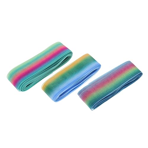 AKOOSY 3 Rollen 10 Regenbogen Chiffonbänder Dekorationsbänder Zum Basteln Organzaband Hochzeitsdekor Dekoratives Band Regenbogenband DIY Verpackungsbedarf Blumenverpackungsband AKOOSY 3 Rollen 10 Regenbogen Chiffonbänder Dekorationsbänder Zum Basteln Organzaband Hochzeitsdekor Dekoratives Band Regenbogenband DIY Verpackungsbedarf Blumenverpackungsband von AKOOSY