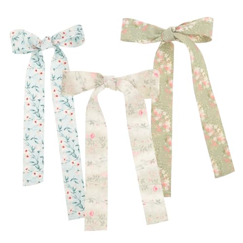AKOOSY 3 Rollen Blumendraht Dekoband mit Floralem Muster Biegsames DIY Geschenkband Breit Vielseitig für Kränze Geschenkverpackungen und Partydekorationen AKOOSY 3 Rollen Blumendraht Dekoband mit Floralem Muster Biegsames DIY Geschenkband Breit Vielseitig für Kränze Geschenkverpackungen und Partydekorationen von AKOOSY