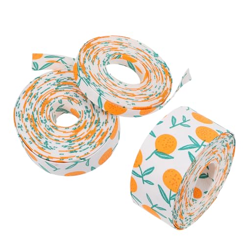 AKOOSY 3 Rollen DIY Geschenkband mit Doppelter Obstprägung Farbenfrohes Partydekorationsband für Geschenkverpackung Bastelprojekte und Haarspangen Vielseitiges Schleifenband AKOOSY 3 Rollen DIY Geschenkband mit Doppelter Obstprägung Farbenfrohes Partydekorationsband für Geschenkverpackung Bastelprojekte und Haarspangen Vielseitiges Schleifenband von AKOOSY
