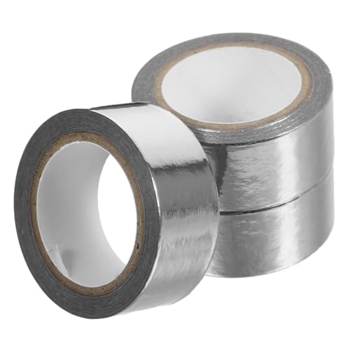 AKOOSY 3 Rollen Handgefertigtes Washi Tape Gold und Silber Dekoratives Klebeband für DIY Scrapbooking und Geschenkverpackung für Notizbücher und Kreative Bastelprojekte von AKOOSY