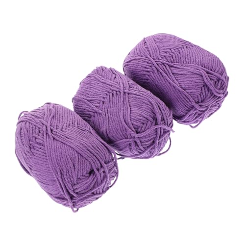 AKOOSY 3 Rollen Handstrick Baumwollgarn DIY Garn für Anfänger Geeignet für Häkeln Stricken und Bastelprojekte pro Rolle Vielseitig und Hautfreundlich AKOOSY 3 Rollen Handstrick Baumwollgarn DIY Garn für Anfänger Geeignet für Häkeln Stricken und Bastelprojekte pro Rolle Vielseitig und Hautfreundlich von AKOOSY