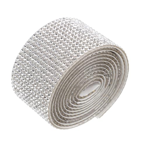 AKOOSY 3 Rollen Selbstklebendes Bling Drill Ribbon DIY Strassband für Kleidung Schmuck und Deko Reihen Silber für Handwerk Hochzeiten und Modeaccessoires AKOOSY 3 Rollen Selbstklebendes Bling Drill Ribbon DIY Strassband für Kleidung Schmuck und Deko Reihen Silber für Handwerk Hochzeiten und Modeaccessoires von AKOOSY
