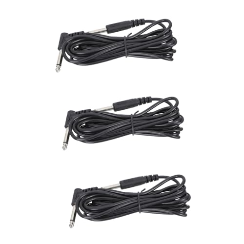 AKOOSY 3 STÜCKE Teiliges Audio Kabel Gitarrenverbindung Langlebig Robust Geeignet für Lautsprecher und Instrumente von AKOOSY