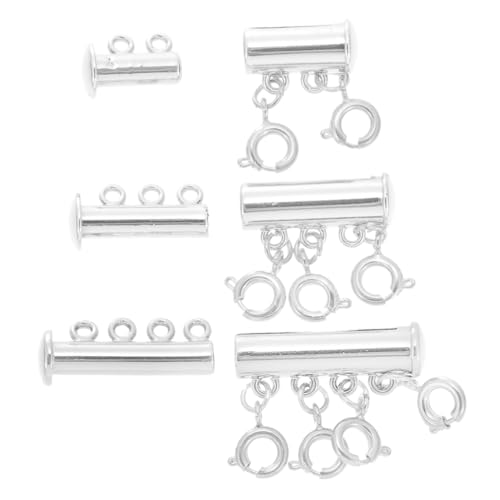 AKOOSY 3 Stück Magnetische Halsketten Schichtungs Halskettenverschlüsse Magnethaken Schmuck Halsketten Magnetschnalle Magnetverschlüsse Konverter Verlängerungen Für Halsketten von AKOOSY