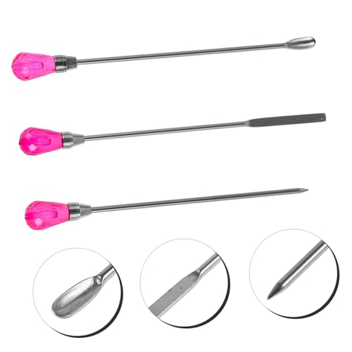 AKOOSY 3 Stück Metall Paint Spoon Langlebige Farbrührlöffel mit Nadel für Präzise Wachssiegel zum Mischen von Epoxidharz und Pulver Vielseitig für Jade Horn Geeignet Wiederverwendbar AKOOSY 3 Stück Metall Paint Spoon Langlebige Farbrührlöffel mit Nadel für Präzise Wachssiegel zum Mischen von Epoxidharz und Pulver Vielseitig für Jade Horn Geeignet Wiederverwendbar von AKOOSY
