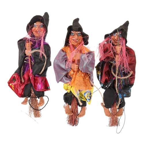 AKOOSY 3 Stück Teiliges Halloween Hexen Requisiten aus Langlebigem Material Realistische Dekoration für Gruselige Festival Szene Geeignet zur Halloween Party Atmosphäre und Raumgestaltung AKOOSY 3 Stück Teiliges Halloween Hexen Requisiten aus Langlebigem Material Realistische Dekoration für Gruselige Festival Szene Geeignet zur Halloween Party Atmosphäre und Raumgestaltung von AKOOSY