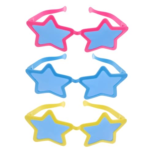 AKOOSY 3 Stück Teiliges Hawaii Partybrillen Großer Sternform Bunte Sommer Geburtstags Brillen als Fotorequisiten für Strand und Fest Dekoration Lustige Eyewear für Altersgruppen AKOOSY 3 Stück Teiliges Hawaii Partybrillen Großer Sternform Bunte Sommer Geburtstags Brillen als Fotorequisiten für Strand und Fest Dekoration Lustige Eyewear für Altersgruppen von AKOOSY