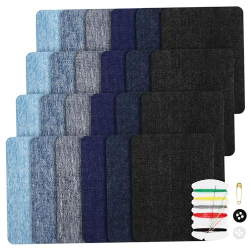 AKOOSY 30 Stück Teiliges Bügelflicken aus Baumwolle Jeans Reparaturflicken Waschbar Starke Haftung Vielseitig für Kleidung Taschen Hüte Einfache Anwendung Textilapplikationen AKOOSY 30 Stück Teiliges Bügelflicken aus Baumwolle Jeans Reparaturflicken Waschbar Starke Haftung Vielseitig für Kleidung Taschen Hüte Einfache Anwendung Textilapplikationen von AKOOSY