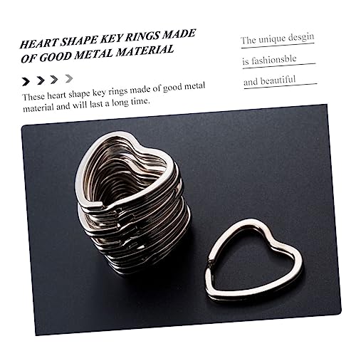 AKOOSY 30 Stück Teiliges Herz Schlüsselringe Langlebige Robuste Split Ringe für DIY Schlüsselanhänger Schmuck Anhänger Sicherer Halt für Haus und Autoschlüssel Vielseitig Verwendbar AKOOSY 30 Stück Teiliges Herz Schlüsselringe Langlebige Robuste Split Ringe für DIY Schlüsselanhänger Schmuck Anhänger Sicherer Halt für Haus und Autoschlüssel Vielseitig Verwendbar von AKOOSY