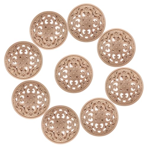 AKOOSY 30 Stück Teiliges Hohle Metallknöpfe in Modische Blazerknöpfe aus Robustem Metall als Nähen Verschluss für Damenjacken Trachtenmode und DIY Bekleidungsschmuck von AKOOSY