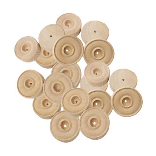 AKOOSY 30 Stück Teiliges Holzräder Rund Vorgebohrt Langlebig Sicher für DIY Bastelzubehör Wagenrad Zubehör für Jungen Mädchen Handwerksprojekte AKOOSY 30 Stück Teiliges Holzräder Rund Vorgebohrt Langlebig Sicher für DIY Bastelzubehör Wagenrad Zubehör für Jungen Mädchen Handwerksprojekte von AKOOSY