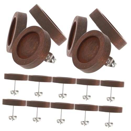 AKOOSY 30 Stück Teiliges Ohrring Holz Ohrstecker Rohlinge Flacher Ohrsteckerrohling für DIY Schmuckherstellung Ohrring Zubehör für Ohrringgestaltung AKOOSY 30 Stück Teiliges Ohrring Holz Ohrstecker Rohlinge Flacher Ohrsteckerrohling für DIY Schmuckherstellung Ohrring Zubehör für Ohrringgestaltung von AKOOSY