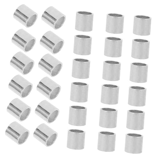 AKOOSY 300 Stück DIY Quetschperlen für Schmuckherstellung Praktische Bastelperlen aus Dickem Silber Handgefertigte Perlen für Armbänder Halsketten Schmuckzubehör AKOOSY 300 Stück DIY Quetschperlen für Schmuckherstellung Praktische Bastelperlen aus Dickem Silber Handgefertigte Perlen für Armbänder Halsketten Schmuckzubehör von AKOOSY