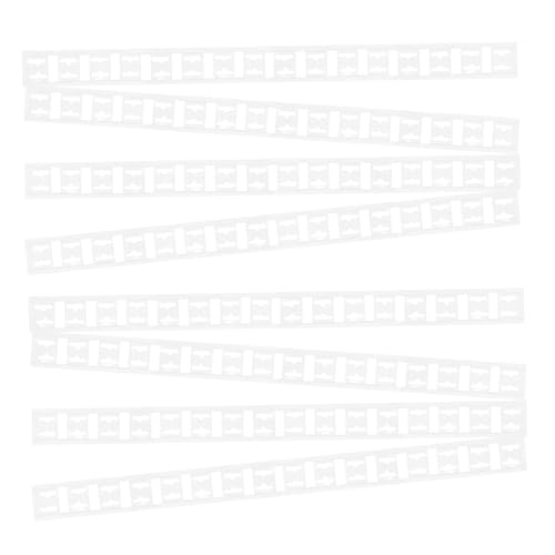 AKOOSY 300 Stück PVC Selbstklebende Klare Hängende Klebetabs Für Einzelhandel Display Haken Stark Haftend Für Regale Hänger Supermarkt Präsentation von AKOOSY