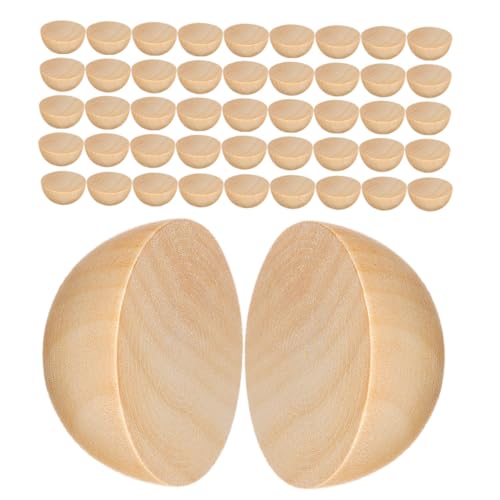 AKOOSY 300 Stück Unfinished Wooden Half Spheres Naturholz Halbkreise für DIY Bastelprojekte Erwachsene Dekoration Kunsthandwerk AKOOSY 300 Stück Unfinished Wooden Half Spheres Naturholz Halbkreise für DIY Bastelprojekte Erwachsene Dekoration Kunsthandwerk von AKOOSY