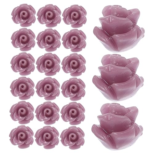 AKOOSY 30Stücke DIY Blumenperlen Harz Blütenperlen für Schmuckherstellung Perlen für Armbänder und Langlebig und Leicht zu Verarbeiten von AKOOSY