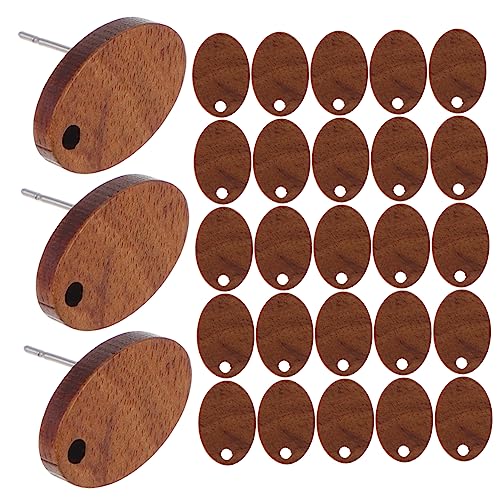 AKOOSY 30Stücke DIY Holz Ohrstecker Geometrische Ohrstecker für Schmuckherstellung Sicheres Zubehör zum Basteln von Ohrringen für Projekte und AKOOSY 30Stücke DIY Holz Ohrstecker Geometrische Ohrstecker für Schmuckherstellung Sicheres Zubehör zum Basteln von Ohrringen für Projekte und von AKOOSY