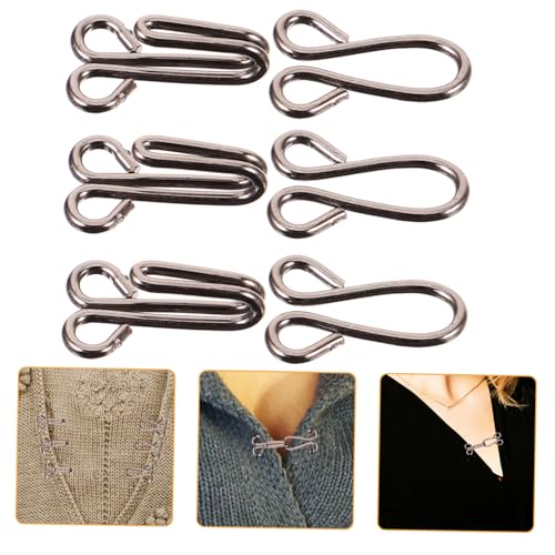 AKOOSY 30Stücke Metall Hosenhaken Haken und Augenverschluss für Hosen Röcke und Unterwäsche Rostfrei und Praktisch für DIY und Kleidung Reparatur AKOOSY 30Stücke Metall Hosenhaken Haken und Augenverschluss für Hosen Röcke und Unterwäsche Rostfrei und Praktisch für DIY und Kleidung Reparatur von AKOOSY