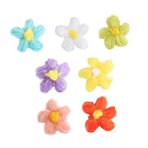 AKOOSY 35Stücke Blumenförmige Kleidung Patches Teiliges Bunten Farben Applikationen für DIY Projekte und Dekorationen von AKOOSY