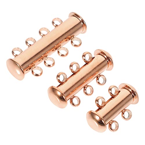 AKOOSY 3Stücke Teiliges Schmuckverschluss Verbindungsclip für Armbänder und DIY Schmuckzubehör für Mehrsträngige Designs und Langlebig AKOOSY 3Stücke Teiliges Schmuckverschluss Verbindungsclip für Armbänder und DIY Schmuckzubehör für Mehrsträngige Designs und Langlebig von AKOOSY