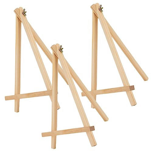 AKOOSY 3Stücke Tischstaffelei Holz für Verstellbare Staffelei für Malerei Kunstunterricht und Ausstellungen für Projekte und AKOOSY 3Stücke Tischstaffelei Holz für Verstellbare Staffelei für Malerei Kunstunterricht und Ausstellungen für Projekte und von AKOOSY