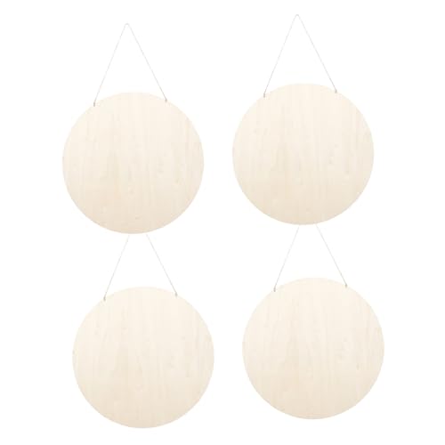 AKOOSY 4 Satz Teiliges Runde Holzscheiben DIY Holztafeln zum Bemalen Glatte Oberfläche Blanke Holzplatten für Kreative Handwerksprojekte und Dekoration Geeignet für Restaurant Zuhause AKOOSY 4 Satz Teiliges Runde Holzscheiben DIY Holztafeln zum Bemalen Glatte Oberfläche Blanke Holzplatten für Kreative Handwerksprojekte und Dekoration Geeignet für Restaurant Zuhause von AKOOSY
