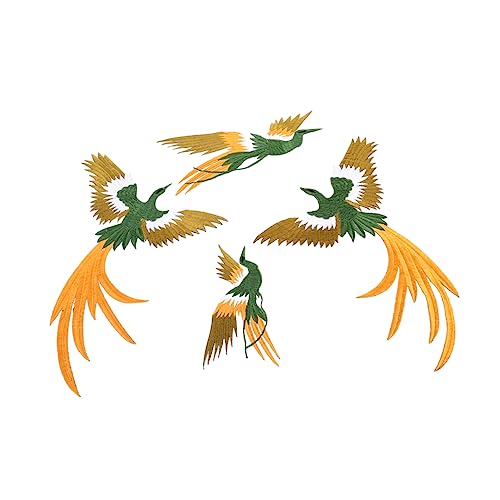 AKOOSY 4 Stück Bestickte Phoenix Vogel Patches Teiliges Hochwertigem Rayon Dicke Struktur Klare Muster Vielseitig für Kleidung Cheongsam Jacken DIY Nähapplikationen und Dekoration AKOOSY 4 Stück Bestickte Phoenix Vogel Patches Teiliges Hochwertigem Rayon Dicke Struktur Klare Muster Vielseitig für Kleidung Cheongsam Jacken DIY Nähapplikationen und Dekoration von AKOOSY