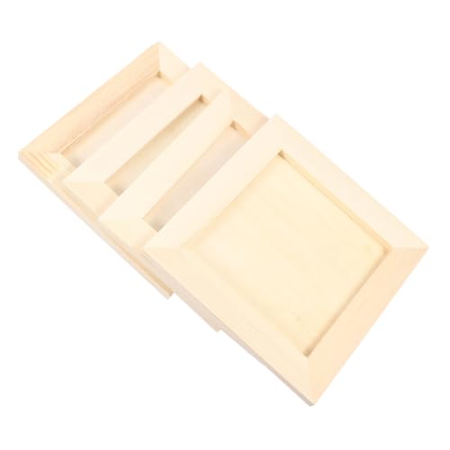 AKOOSY 4 Stück Bilderrahmen aus Ton Kunstrahmen für Kinderkunst Mosaik room decoration dekoration kinderzimmer bastelsets für hölzerner Lehmrahmen Bastelrahmen aus Holz Khaki AKOOSY 4 Stück Bilderrahmen aus Ton Kunstrahmen für Kinderkunst Mosaik room decoration dekoration kinderzimmer bastelsets für hölzerner Lehmrahmen Bastelrahmen aus Holz Khaki von AKOOSY