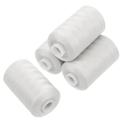 AKOOSY 4 Stück Polyester-nähgarnspulen, Handmaschinen-nähgarn, Verbindungsgarn Für Nähmaschinen Und Handreparaturarbeiten AKOOSY 4 Stück Polyester-nähgarnspulen, Handmaschinen-nähgarn, Verbindungsgarn Für Nähmaschinen Und Handreparaturarbeiten von AKOOSY