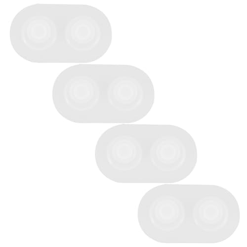 AKOOSY 4 Stück Silikonform für Puppenaugen Glatte Oberfläche Robust und Flexibel DIY Gießform für Realistische Kreative Augäpfel bei Puppenhandwerk und Bastelprojekten von AKOOSY