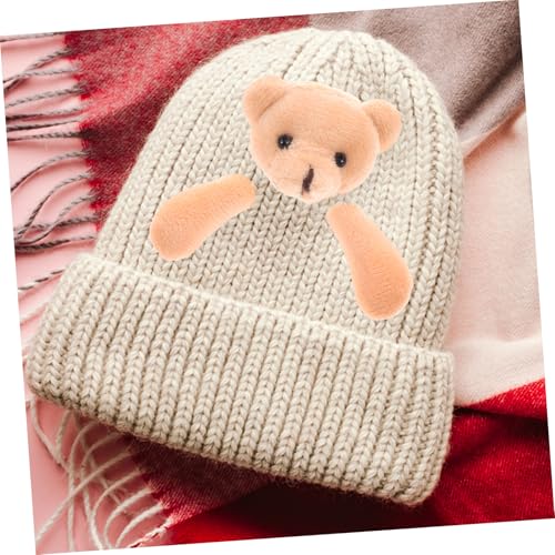 AKOOSY 4 Stück Teiliges DIY Bär Accessoires Unfertige Bärenornamente Plüsch Bär Kleidung Dekoration Zum Aufnähen Für Taschen Hüte Schals AKOOSY 4 Stück Teiliges DIY Bär Accessoires Unfertige Bärenornamente Plüsch Bär Kleidung Dekoration Zum Aufnähen Für Taschen Hüte Schals von AKOOSY