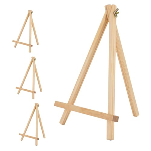 AKOOSY 4 Stück Teiliges Mini Holzstaffelei für Faltbare Dreibeinige Staffelei Stabiler und Displayständer Leichter Holzständer für Kleine Leinwände und Kunstwerke AKOOSY 4 Stück Teiliges Mini Holzstaffelei für Faltbare Dreibeinige Staffelei Stabiler und Displayständer Leichter Holzständer für Kleine Leinwände und Kunstwerke von AKOOSY