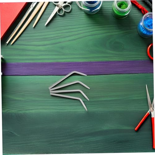 AKOOSY 4 Stück Teiliges Paracord-nadeln aus Edelstahl Gebogene Nadeln für DIY Flechten und Nähen von Fallschirmseilen Vielseitige Lacing Tools für Outdoor Survival Camping und von AKOOSY