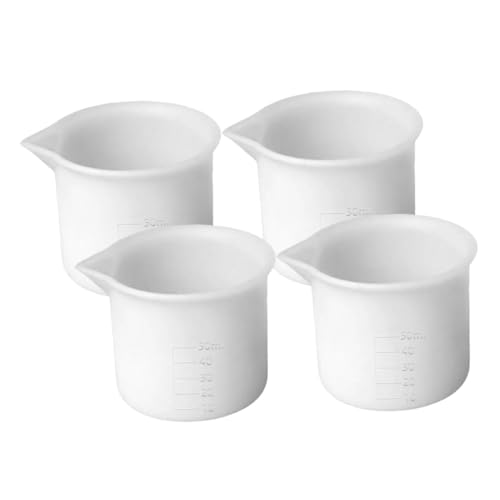 AKOOSY 4 Stück Teiliges Silikon Messbecher mit Maßangabe Hitzebeständig Präzise Messbecher für Epoxidharz DIY Wiederverwendbare Mischbecher für Resin Gießen und Bastelbedarf AKOOSY 4 Stück Teiliges Silikon Messbecher mit Maßangabe Hitzebeständig Präzise Messbecher für Epoxidharz DIY Wiederverwendbare Mischbecher für Resin Gießen und Bastelbedarf von AKOOSY