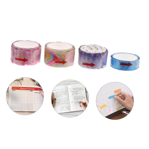 AKOOSY 4 Stück Washi Tape mit Blumenmuster Dekoratives Klebeband Wiederablösbar für DIY Scrapbooking Hand Account Sticker Langlebig AKOOSY 4 Stück Washi Tape mit Blumenmuster Dekoratives Klebeband Wiederablösbar für DIY Scrapbooking Hand Account Sticker Langlebig von AKOOSY