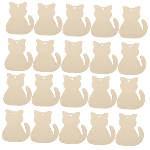 AKOOSY 40 Stück Holzscheiben Katzenform zum Basteln Robuste DIY Holz Deko für Sichere Langlebige Katzen Holzstreifen Bemalbare Holzchips für Kreative Kunstprojekte AKOOSY 40 Stück Holzscheiben Katzenform zum Basteln Robuste DIY Holz Deko für Sichere Langlebige Katzen Holzstreifen Bemalbare Holzchips für Kreative Kunstprojekte von AKOOSY