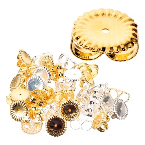 AKOOSY 40 Stück Ohrring Verschlüsse Earring Backs Ohrstecker Stopper Schmuckzubehör DIY Ersatz für Ohrhaken und Ohrringpfosten Langlebig Antiallergisch Geeignet für Schmuckherstellung von AKOOSY