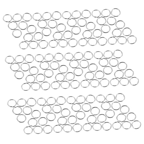 AKOOSY 400 Stück Schmuck Jump Ringe Zinklegierung Offene Verbinder Ringe für Diy Schlüsselanhänger Halsketten Armband Bastelbedarf AKOOSY 400 Stück Schmuck Jump Ringe Zinklegierung Offene Verbinder Ringe für Diy Schlüsselanhänger Halsketten Armband Bastelbedarf von AKOOSY