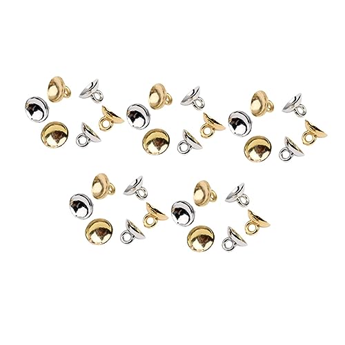 AKOOSY 400Stücke Halbgebohrte Perlenanschlüsse DIY Schmuckzubehör für Bastelprojekte für Armbänder und Anhänger AKOOSY 400Stücke Halbgebohrte Perlenanschlüsse DIY Schmuckzubehör für Bastelprojekte für Armbänder und Anhänger von AKOOSY