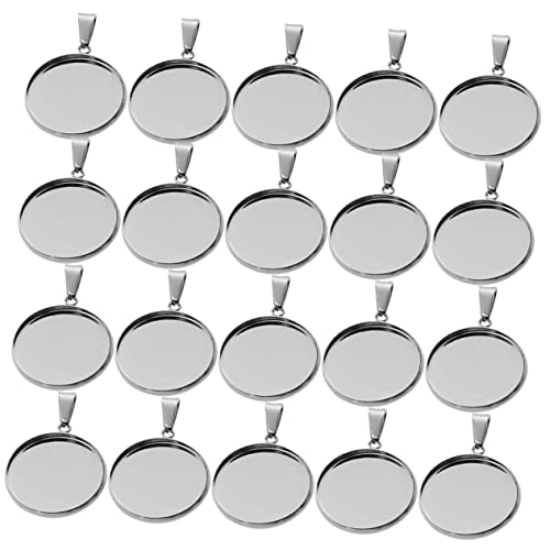 AKOOSY 40Stücke DIY Schmuck Anhänger Teiliges Zubehör für Runde Schmucktabletts für Bastelprojekte Langlebig und Praktisch für Schmuckherstellung AKOOSY 40Stücke DIY Schmuck Anhänger Teiliges Zubehör für Runde Schmucktabletts für Bastelprojekte Langlebig und Praktisch für Schmuckherstellung von AKOOSY