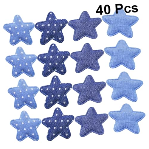 AKOOSY 40Stücke Denim Sternpatches zum Aufbügeln DIY Dekorative Applikationen für Kleidung Taschen und Scrapbooking Zufällige Farben zur Reparatur von Kleidung AKOOSY 40Stücke Denim Sternpatches zum Aufbügeln DIY Dekorative Applikationen für Kleidung Taschen und Scrapbooking Zufällige Farben zur Reparatur von Kleidung von AKOOSY