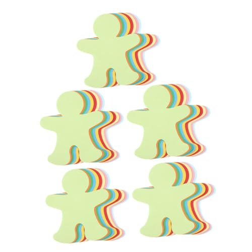 AKOOSY 45 Stück Teiliges DIY Papierausschnitte mit Bunten Kinderfiguren Dekorative Wandkunst aus Dickem Papier für Kindergarten Klassenzimmer Party und Bastelprojekte von AKOOSY