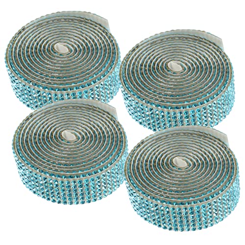 AKOOSY 4Rollen DIY Strassapplikation Selbstklebende Strass Dekorationspatches für Brautkleider und Gürtel für Handwerksprojekte und Persönliche AKOOSY 4Rollen DIY Strassapplikation Selbstklebende Strass Dekorationspatches für Brautkleider und Gürtel für Handwerksprojekte und Persönliche von AKOOSY