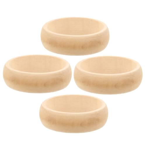 AKOOSY 4Stücke Unvollendete Holzarmbänder Natürlichem DIY Handwerksmaterial für Schmuckgestaltung Glatt und Komfortabel für Projekte AKOOSY 4Stücke Unvollendete Holzarmbänder Natürlichem DIY Handwerksmaterial für Schmuckgestaltung Glatt und Komfortabel für Projekte von AKOOSY