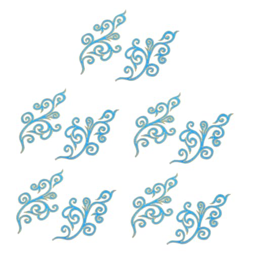AKOOSY 5 Paare Wolken Applikationen Barock Stickerei Ornamental Stoffpatches Vintage Cheongsam Aufnäher zum Nähen und Bügeln Dekorative Stoffblätter für Hochzeitskleider Brautkostüme AKOOSY 5 Paare Wolken Applikationen Barock Stickerei Ornamental Stoffpatches Vintage Cheongsam Aufnäher zum Nähen und Bügeln Dekorative Stoffblätter für Hochzeitskleider Brautkostüme von AKOOSY