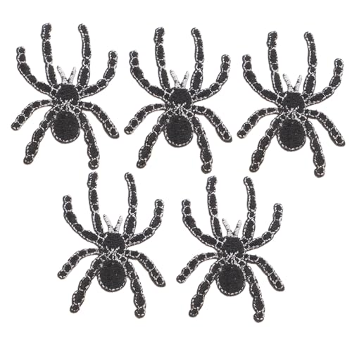 AKOOSY 5 Stck. Bestickte Spinnen Aufnäher zum Aufnähen und DIY Kleidung Dekor Kleine Lebensechte Spinnen Patches für Jeans Kleider Vielseitige Wiederverwendbare Applikationen AKOOSY 5 Stck. Bestickte Spinnen Aufnäher zum Aufnähen und DIY Kleidung Dekor Kleine Lebensechte Spinnen Patches für Jeans Kleider Vielseitige Wiederverwendbare Applikationen von AKOOSY